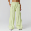 Relaxed Wide-Leg Track Pants | Elastic Waist & Side Piping