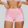 High-Waist Contrast Trim Training Shorts | Pocket Fit