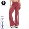 OEM & ODM Cross-Border Nude Feeling Casual Flared Pants for Women - High-End 3D Color-Matching Sportswear for Yoga, Outdoor Running & Fitness - Perfect for Wholesale & Sourcing Agents - Model 2101