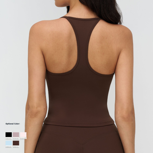 OEM & ODM Cross-Border Bare Sensation Yoga Back Cover for Women - Classic Design Back-Fitting Comfortable Sportswear for Outdoor Running & Fitness - Perfect for Wholesale & Sourcing Agents - Model 4518