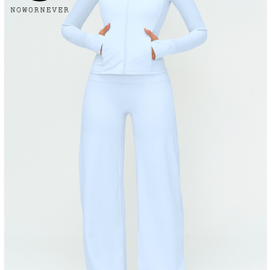 OEM & ODM Cross-Border European and American Brushed Yoga Set for Women - Loose Casual Fashion Long-Sleeved Three-Piece Sportswear for Outdoor Running & Fitness - Perfect for Wholesale & Sourcing Agents - Model 5529