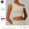 Activewear OEM & ODM: 9207 Clearance Recycled Yoga Tank Top & Asymmetric One-Shoulder Sports Bra - Wholesale Opportunities for Brands and Sourcing Agents