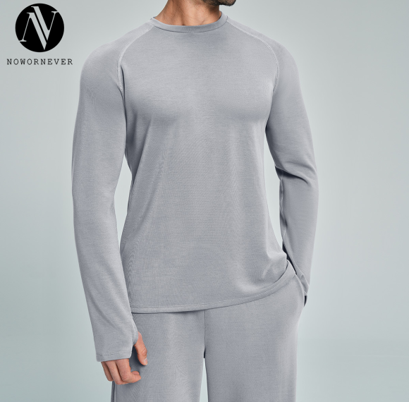 Cross-Border Men's Long Sleeve 5090 - OEM/ODM Sports Fashion for Outdoor Casual Jogging & Hiking - Skin-Friendly, Moisture-Wicking, and Breathable | Wholesale Solutions
