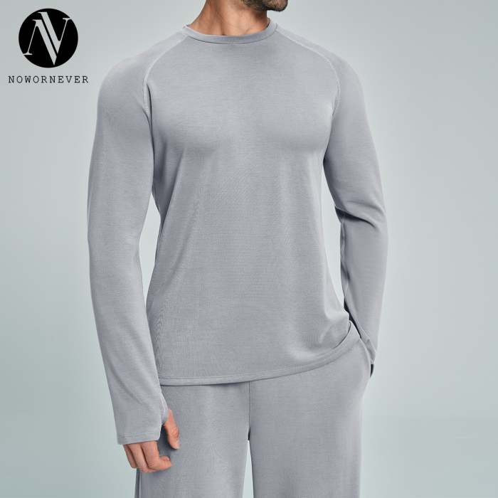 Cross-Border Men's Long Sleeve 5090 - OEM/ODM Sports Fashion for Outdoor Casual Jogging & Hiking - Skin-Friendly, Moisture-Wicking, and Breathable | Wholesale Solutions