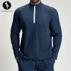 Activewear OEM & ODM: Men's Eco-Friendly Recycled Color-Block Quick-Dry Sports Jacket 1157 | Long Sleeve Outdoor Fitness Commuting Casual Wear | Wholesale Options