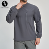 Men's Eco-Friendly Recycled Sports Long Sleeve Outdoor Fitness Top 5089 - OEM & ODM Available for Mountaineering, Hiking, Jogging & Fishing | Bulk Orders Welcome