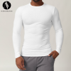 Men's Long Sleeve Compression Sports T-Shirt for Autumn/Winter - Moisture-Wicking & Breathable Fitness Wear - Perfect for Outdoor Training - OEM/ODM & Wholesale Solutions1029