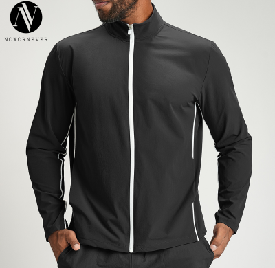 High-Quality Cross-Border Men's Quick-Dry Eco-Friendly Color-Block Sports Fitness Jacket 1158 - OEM & ODM Solutions for Bulk Orders and Sourcing Agents