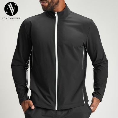 High-Quality Cross-Border Men's Quick-Dry Eco-Friendly Color-Block Sports Fitness Jacket 1158 - OEM & ODM Solutions for Bulk Orders and Sourcing Agents