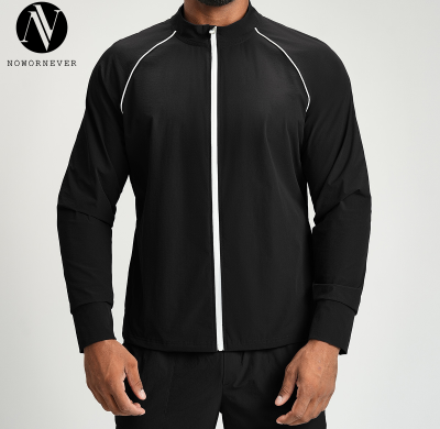 Recycled Nylon Men's Zippered Stand Collar Sports Casual Jacket - Custom OEM/ODM Manufacturing for Wholesale & Sourcing Agents | Outdoor Leisure Apparel for Europe & America1159