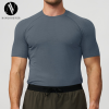 Wholesale Cross-Border Men's Seamless Quick-Dry Sports Fitness T-Shirt - Breathable Short Sleeve Yoga & Running Muscle Slim-Fit OEM & ODM Solutions