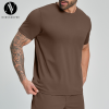 5086 Wholesale Men's Fitness Sports T-Shirt - OEM & ODM Casual Round Neck Basketball and Football Tee, European & American Drop Shoulder Style, Ideal for Activewear & Gym Clothing Sourcing Agents