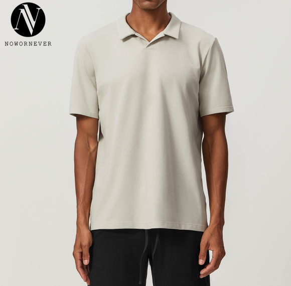 Breathable & Moisture-Wicking Loose Fit Sports Polo Shirt - 1004 Cotton Short Sleeve for Golf & Tennis - OEM, ODM & Wholesale Solutions | Sourcing Agents