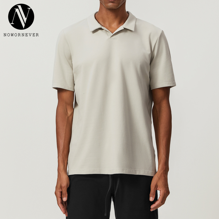 Breathable & Moisture-Wicking Loose Fit Sports Polo Shirt - 1004 Cotton Short Sleeve for Golf & Tennis - OEM, ODM & Wholesale Solutions | Sourcing Agents