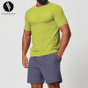 OEM & ODM Available: Cross-Border Breathable Sports Fitness Quick-Dry Men's Short Sleeve Cool-Touch Woven Running Outdoor Street Fitness T-Shirt 1177 | Wholesale and Sourcing Agents Welcome