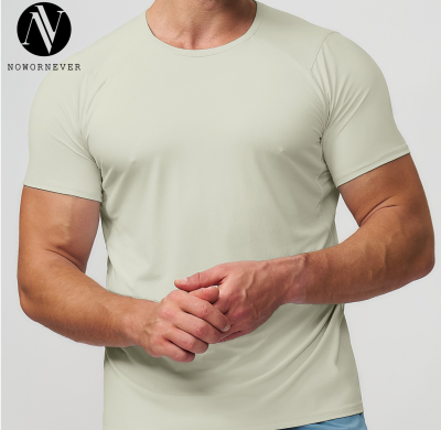 Men's Fitness T-Shirt - Slim Fit, Quick-Dry, Skin-Friendly for Outdoor & Casual Use, OEM & ODM Services for Cross-Border European & American Markets, Model 1503