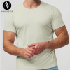 Men's Fitness T-Shirt - Slim Fit, Quick-Dry, Skin-Friendly for Outdoor & Casual Use, OEM & ODM Services for Cross-Border European & American Markets, Model 1503