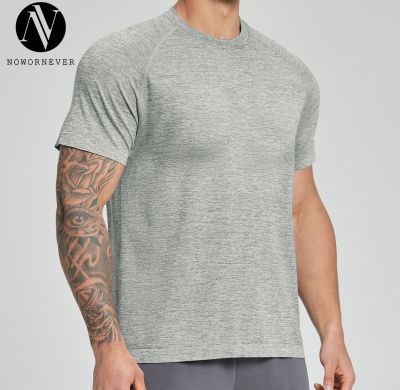 Bulk Supply of Cross-Border Men's Quick-Dry Seamless Sports Outdoor Fitness Wear - Breathable & Skin-Friendly Short Sleeve 1172 | OEM & ODM Services Available
