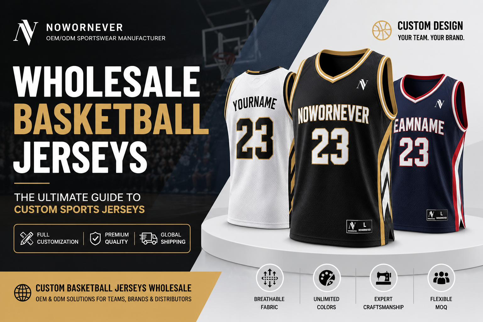 Wholesale Basketball Jerseys Guide: How to Source Custom Sports Jerseys & Custom Basketball Jerseys Wholesale for B2B Buyers