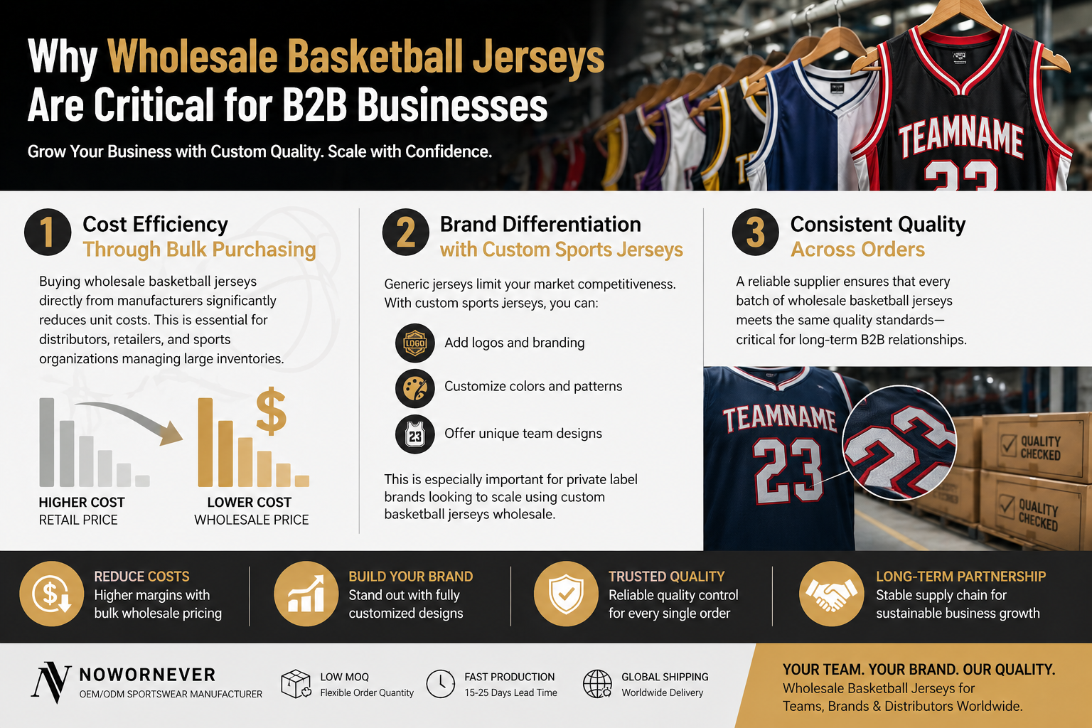 Wholesale Basketball Jerseys Guide: How to Source Custom Sports Jerseys & Custom Basketball Jerseys Wholesale for B2B Buyers