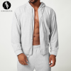 Cross-Border Men's Fitness Jacket with Zipper - Ideal for Commuting, Citywalks, and Casual Wear - Customized OEM/ODM Options for Wholesale Buyers and Sourcing Professionals!1011