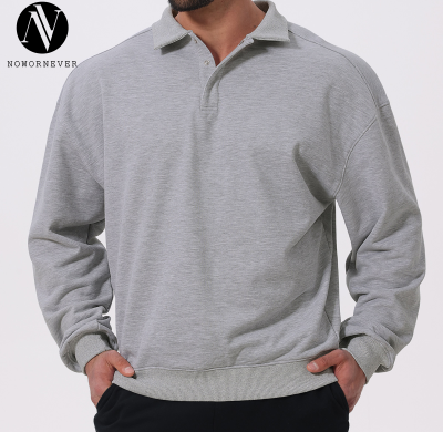 Custom Cross-Border Men's Autumn/Winter Sports Fitness Polo Collar Hoodie - OEM/ODM Services for Wholesale & Sourcing Agents | Perfect for Home, Commuting & Outdoor Activities1101