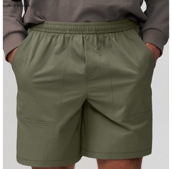 Activewear OEM/ODM Men’s Quick-Dry Fitness Outdoor Shorts - Cross-Border 5/4 Pants for Commuting, Hiking & Citywalk | Wholesale Solutions Available1206.