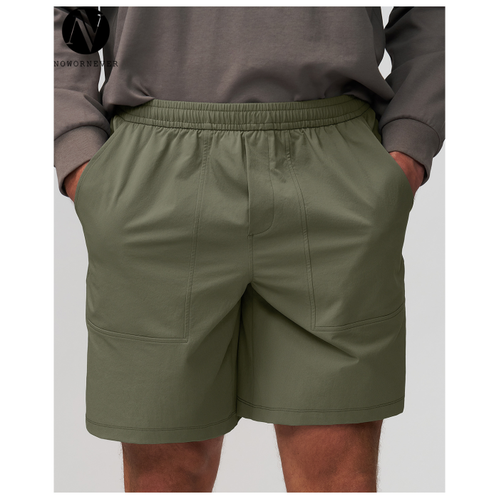 Activewear OEM/ODM Men’s Quick-Dry Fitness Outdoor Shorts - Cross-Border 5/4 Pants for Commuting, Hiking & Citywalk | Wholesale Solutions Available1206.