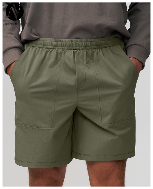 Activewear OEM/ODM Men’s Quick-Dry Fitness Outdoor Shorts - Cross-Border 5/4 Pants for Commuting, Hiking & Citywalk | Wholesale Solutions Available1206.