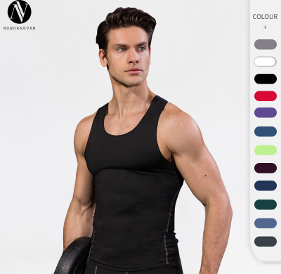 OEM & ODM Sports PRO Men's Training Compression Tank Top - Quick-Dry Basketball Fitness Running Wear for Wholesale and Sourcing Agents1001.
