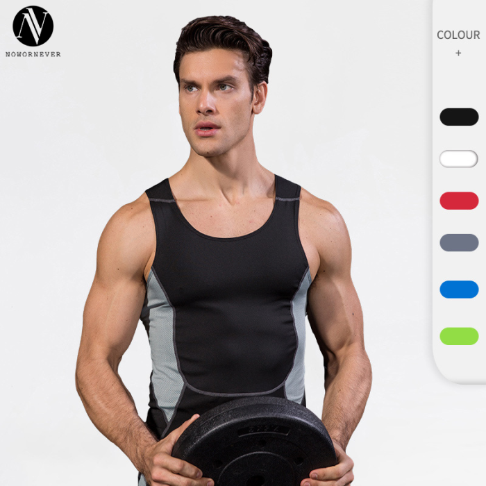 OEM & ODM Men's Compression Tank Top - Special Offer! Sports Fitness Basketball Running Elastic Moisture-Wicking Quick-Dry Apparel for Wholesale & Sourcing Agents1009
