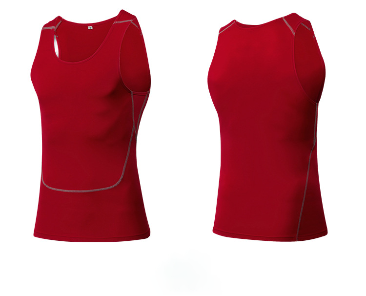 Elastic Training Tank Tops for Men