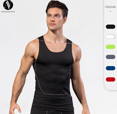 OEM & ODM Men's Compression Training PRO Sports Fitness Tank Top - Elastic, Moisture-Wicking, Quick-Dry Basketball & Running Wear for Wholesale, Sourcing Agents - Model 1006