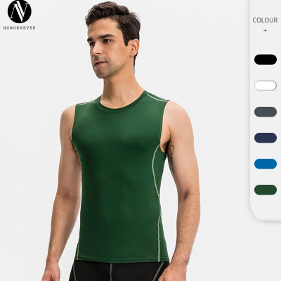 Men's PRO Fitness Tank Top with OEM & ODM Options - High-Elastic Compression Training Wear, Moisture-Wicking & Quick-Dry Sports Top for Bulk Orders01109