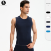 Men's Compression Sports Tank Top - OEM, ODM & Wholesale Options - Round Neck Quick-Dry Fitness Wear for Running - Moisture-Wicking Sleeveless Top 01108