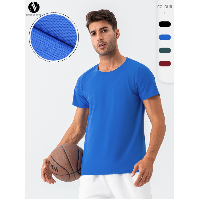 Custom Men's Quick-Dry Sportswear - OEM & ODM Breathable Short Sleeve Nylon T-Shirt for Summer Fitness & Casual Use, Ideal for Wholesalers31223