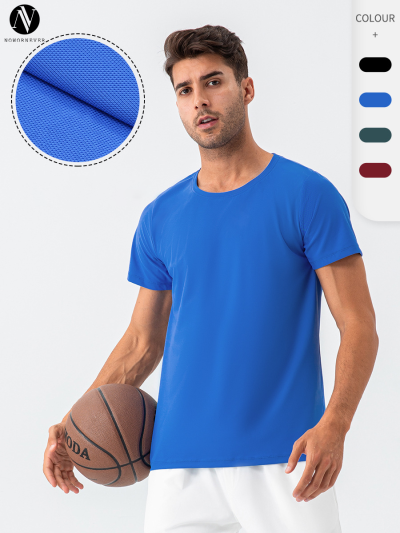 Custom Men's Quick-Dry Sportswear - OEM & ODM Breathable Short Sleeve Nylon T-Shirt for Summer Fitness & Casual Use, Ideal for Wholesalers31223