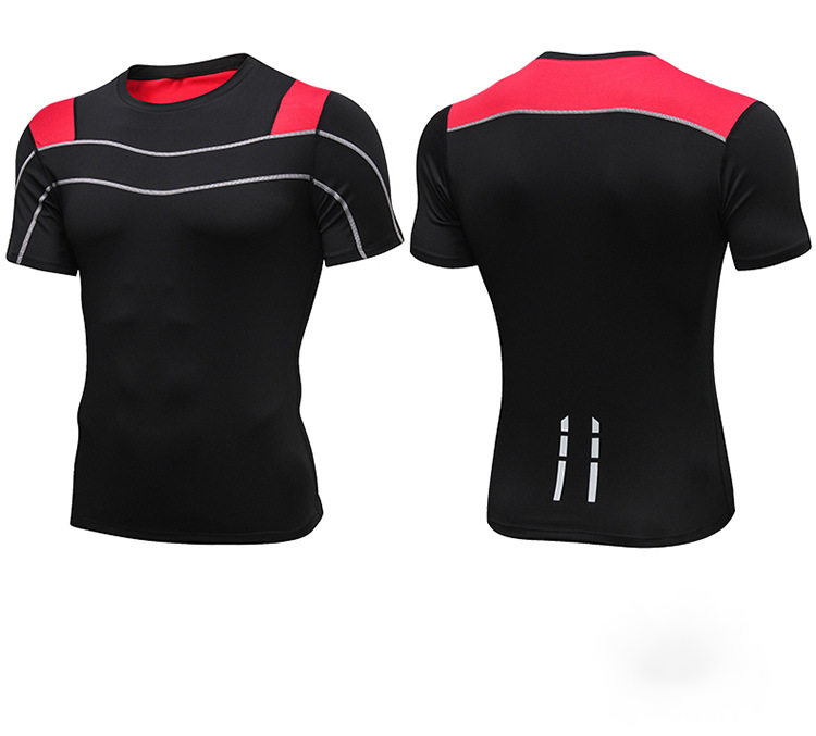 high-elastic compression t-shirt
