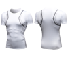 91205Men's Fitness Printed Short Sleeve Sports T-Shirt - OEM & ODM High-Elastic Compression Design - Quick-Dry, Breathable Fabric for Enhanced Performance - Ideal for Wholesale & Sourcing Agents