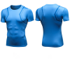91205Men's Fitness Printed Short Sleeve Sports T-Shirt - OEM & ODM High-Elastic Compression Design - Quick-Dry, Breathable Fabric for Enhanced Performance - Ideal for Wholesale & Sourcing Agents