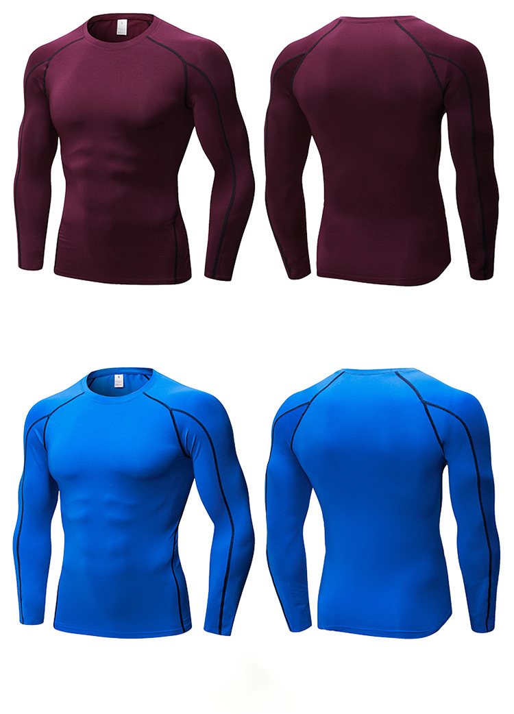 OEM men's compression fitness shirts