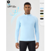 OEM & ODM European & American Men's Fitness Half-Zip Sports Long Sleeve Top - Sun Protection, Quick-Dry, Slim-Fit for Outdoor Casual Running | Wholesale Sourcing Agents AL10559