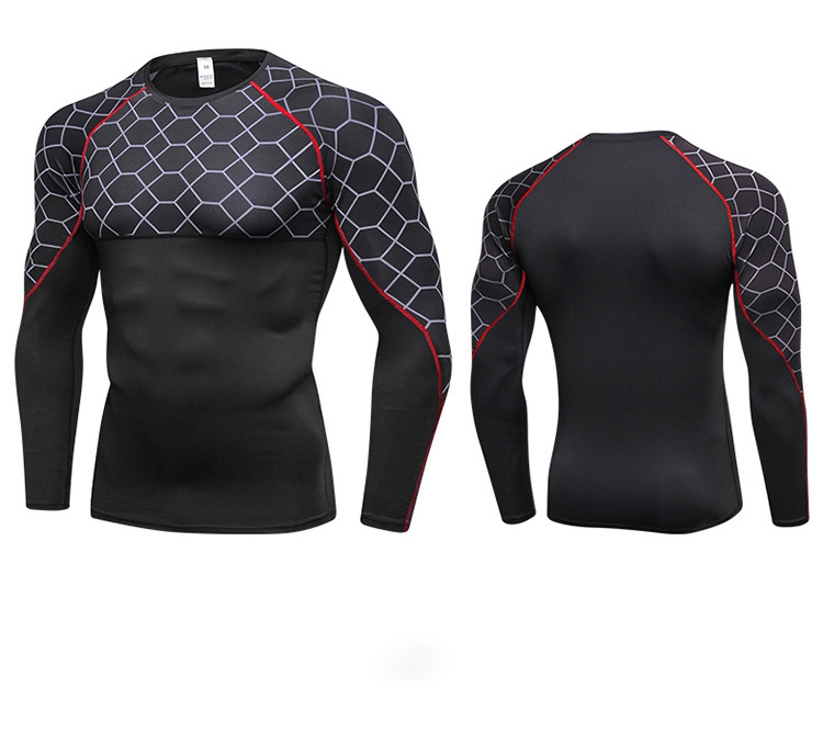 printed long sleeve sportswear