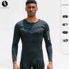 Wholesale Men's Fitness Long Sleeve Quick-Dry Outdoor Running T-Shirt - High-Elastic, Moisture-Wicking Compression Wear | OEM & ODM Services Available | Model 91502