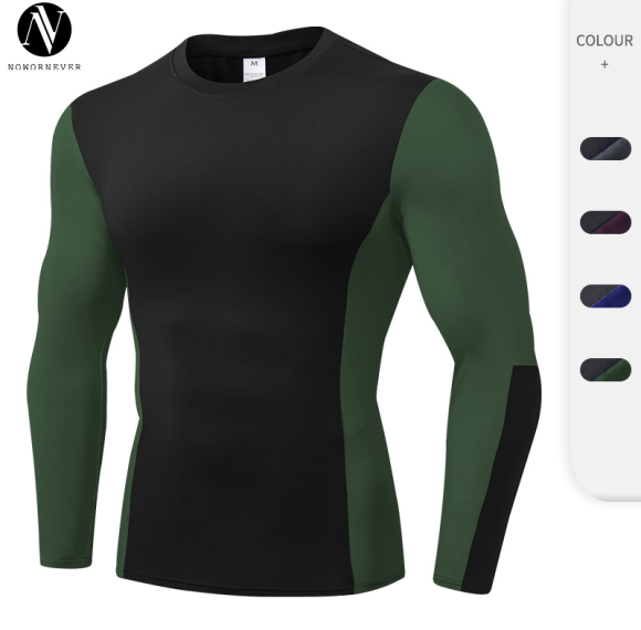 OEM & ODM Special Offer: Men's Fitness Quick-Dry Long Sleeve Sports Running T-Shirt - High-Elastic Moisture-Wicking Compression Wear for Wholesale & Sourcing Agents01508