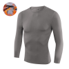 OEM & ODM Winter Fleece-Lined PRO Fitness Compression Men's Long Sleeve T-Shirt - Quick-Dry Sports Training Wear for Wholesalers and Sourcing Agents1021