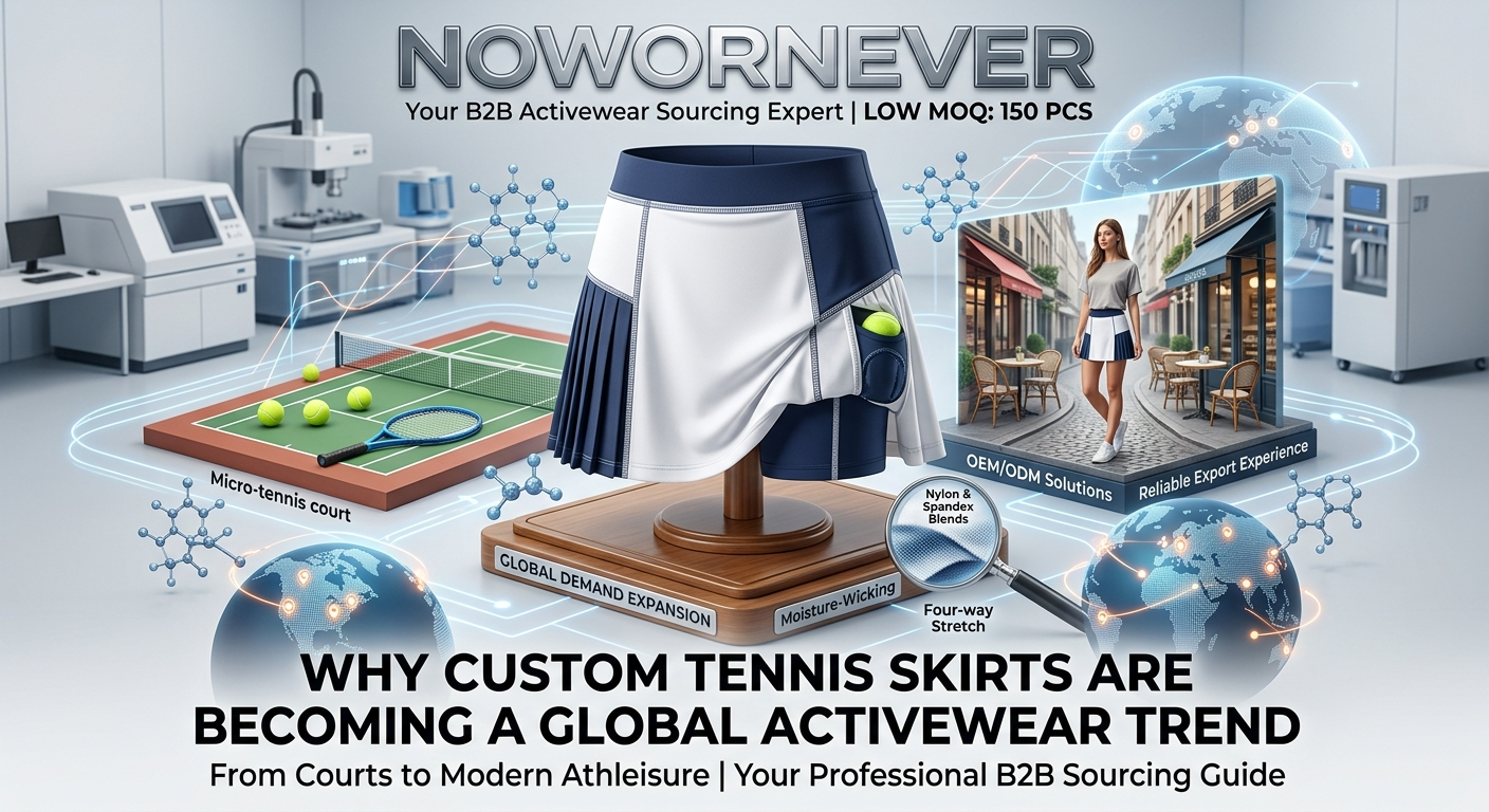 Why Custom Tennis Skirts Are Dominating Activewear Trends in 2026 | NOWORNEVER