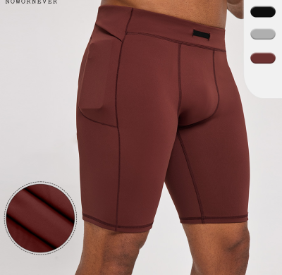 OEM & ODM European & American Strong Shaping Men's Summer Quick-Dry Breathable Sports Shorts - Sweat-Inducing Training 5/4 Pants for Wholesale & Sourcing Agents51442