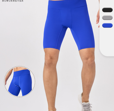 Wholesale Compression Pilates Yoga Shorts for Men | Competition-Grade, Quick-Dry & Breathable 5/4 Pants for Training - OEM & ODM Manufacturing Available!61401