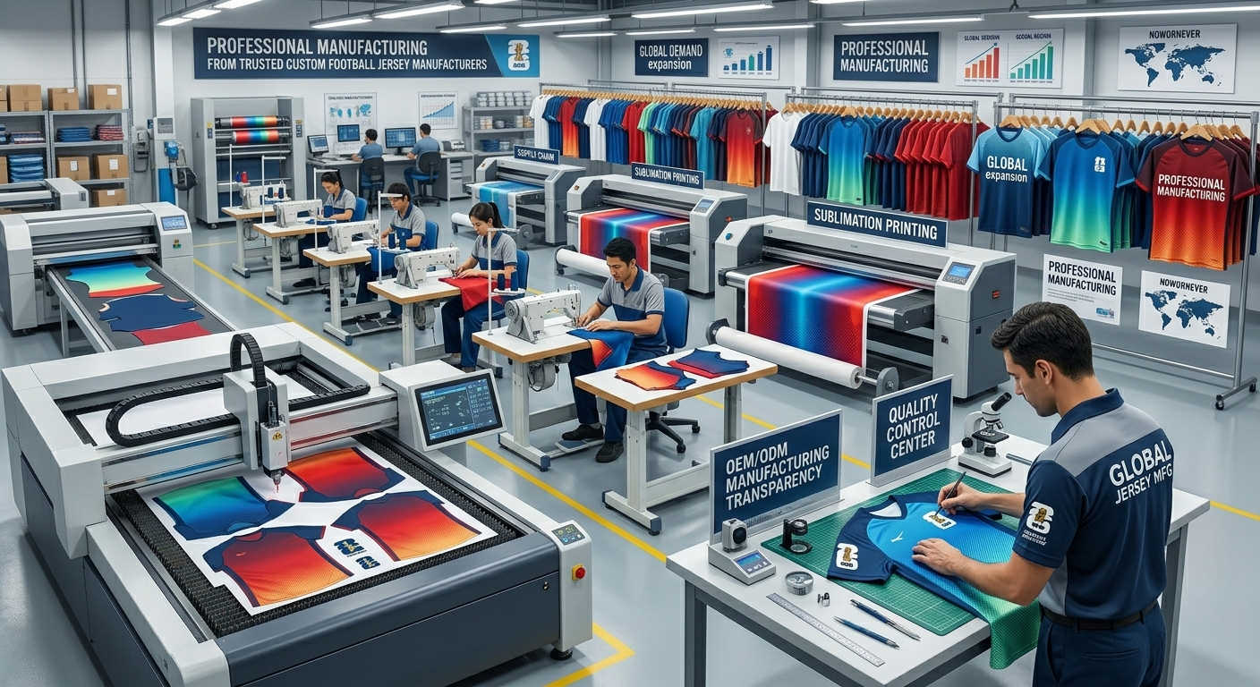 Custom Football Jerseys Surge Ahead of Global Football Events How NOWORNEVER Supports Modern Teamwear Demand